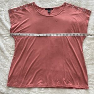 Muted coral color top by ‘a love story’. Size Large. New without tags.